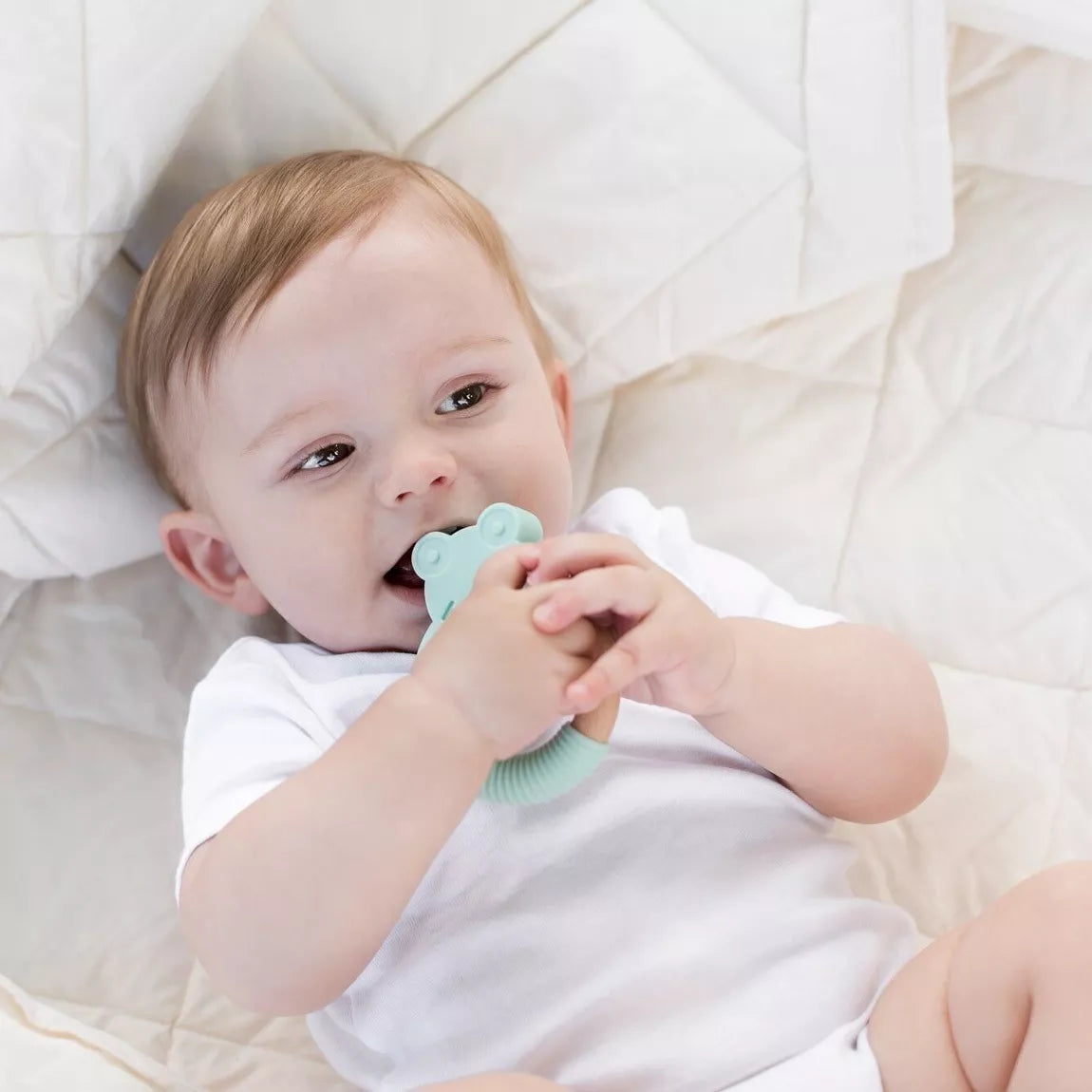 Silicone Baby Teether - Frog