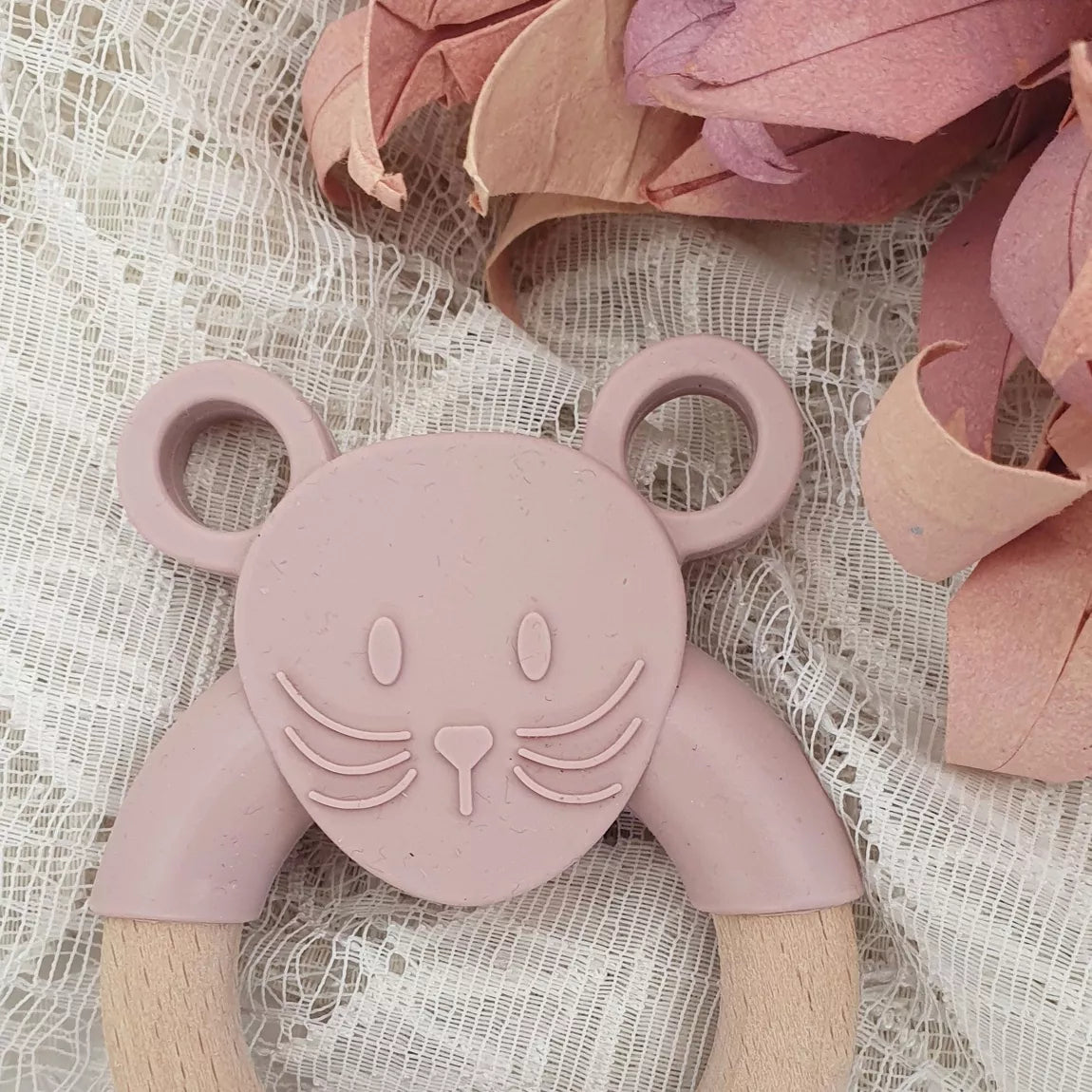 Silicone Baby Teether - Mouse