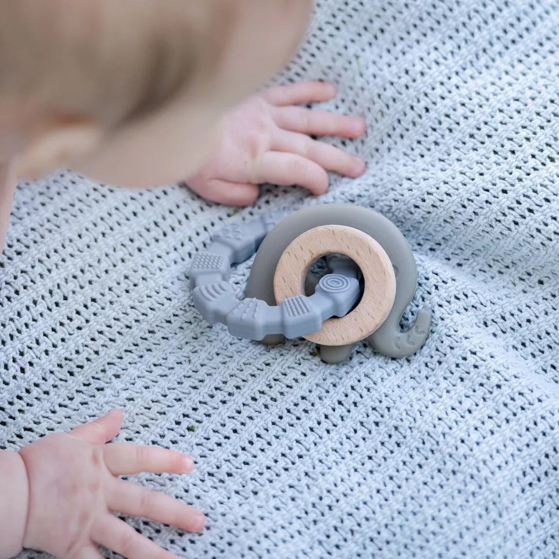 Silicone Baby Teether Toy Elephant