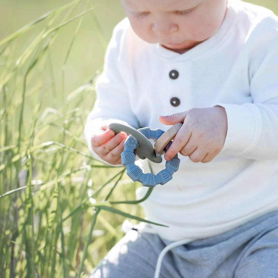 Silicone Baby Teether Toy Elephant