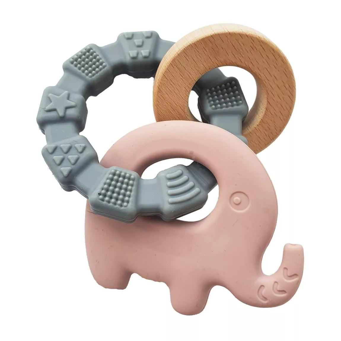 Silicone Baby Teether Toy Elephant