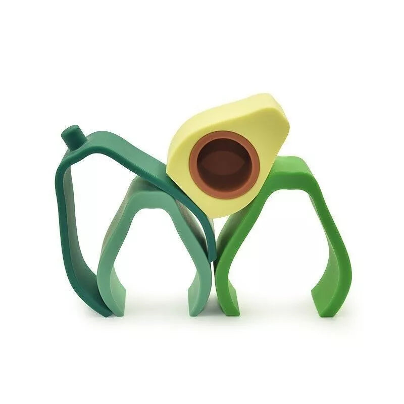 Silicone Stacking Toy Avocado