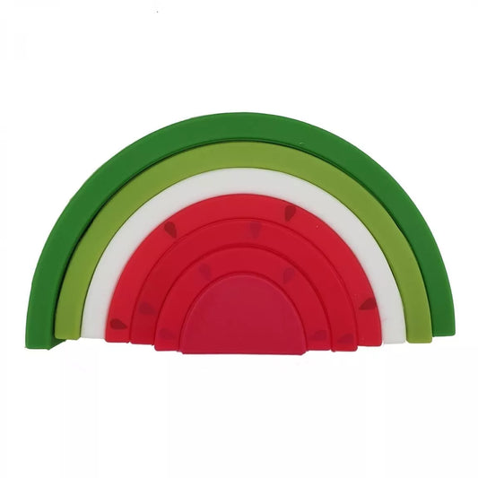 Silicone Stacking Toy Watermelon