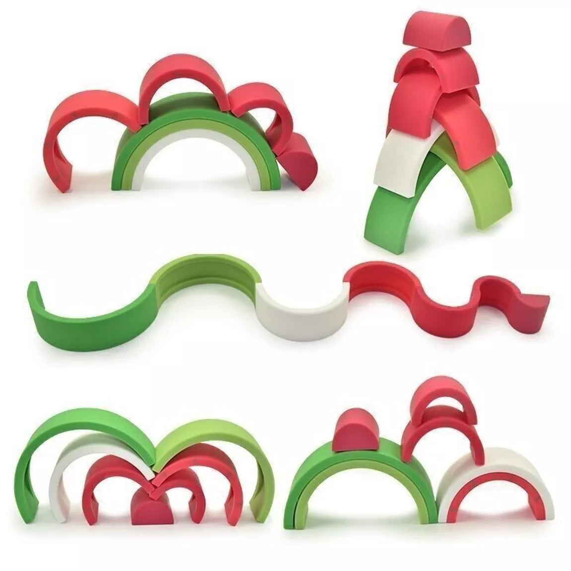 Silicone Stacking Toy Watermelon