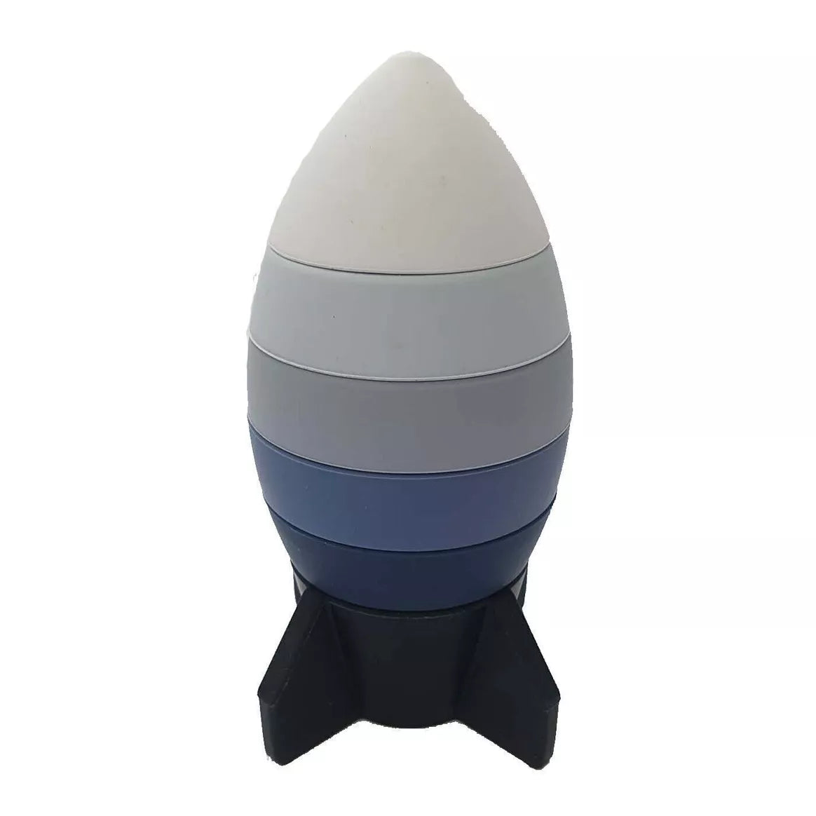 Silicone Stacking Toy Rocket