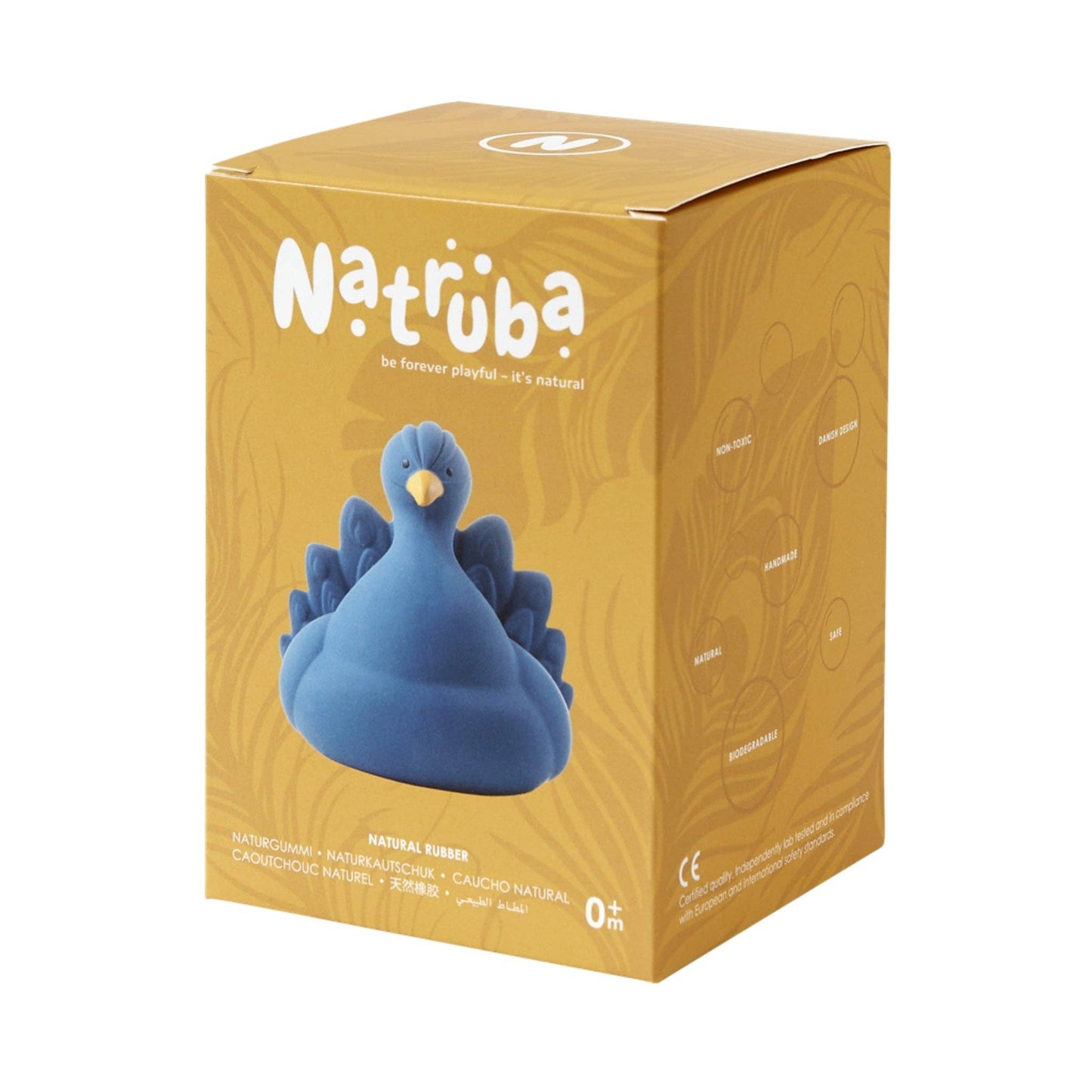 Natural rubber Bathtoy Peacock