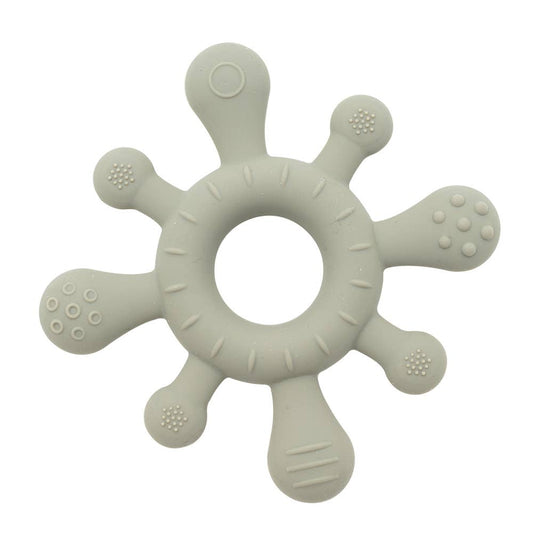 TEETHING PAD WITH SILICONE TEXTURES: Flock
