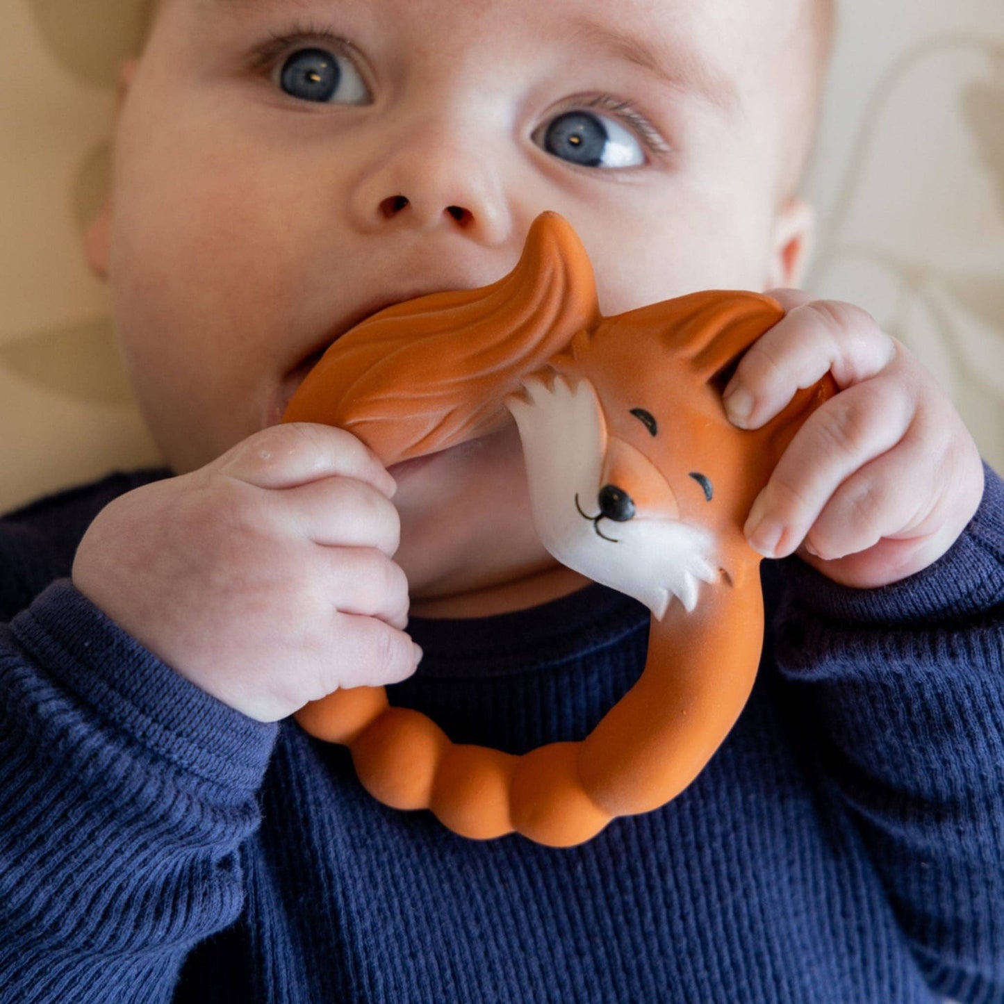 Natural rubber Teether Fox
