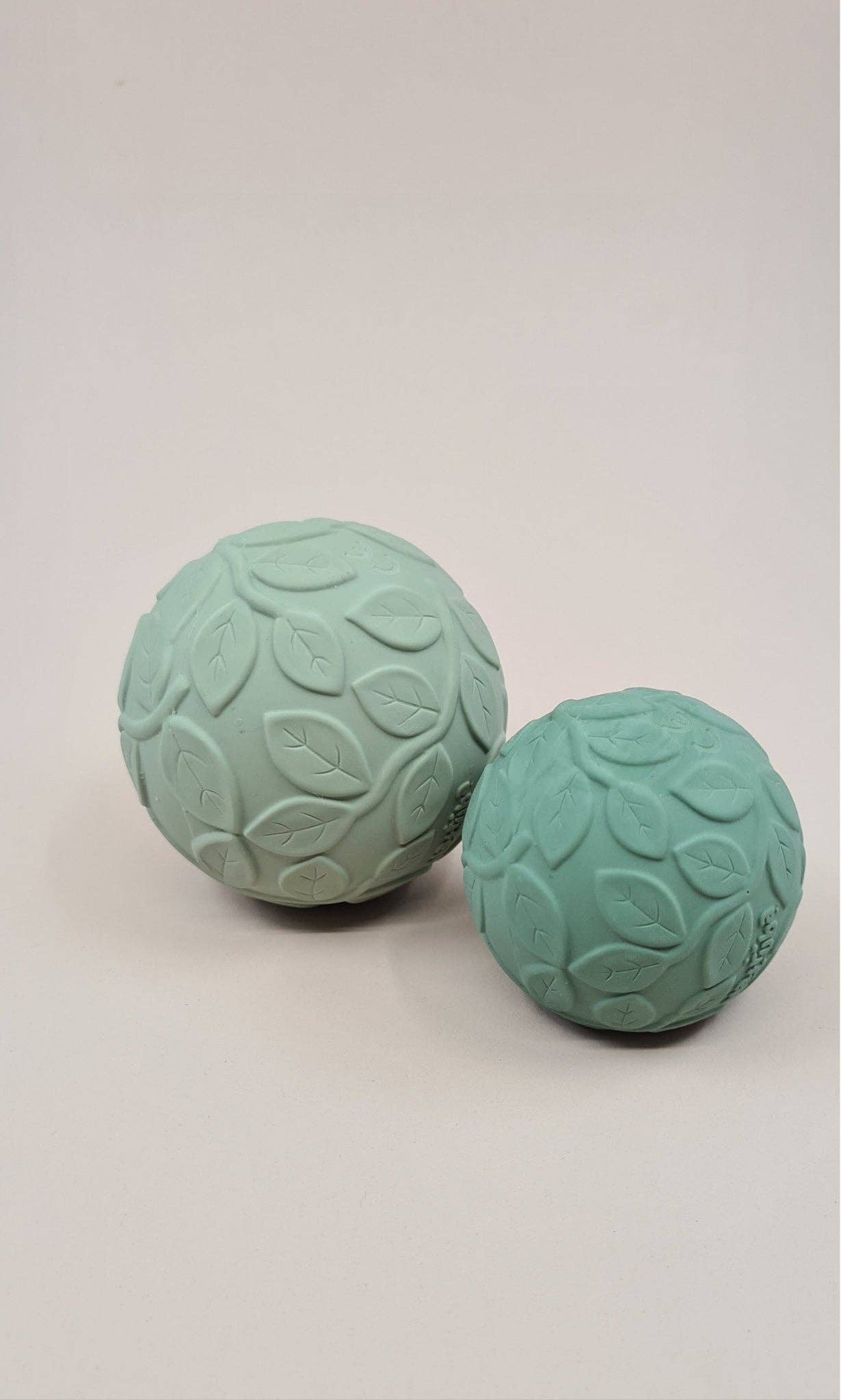 Natural rubber Sensory Ball Set Leaf - Green