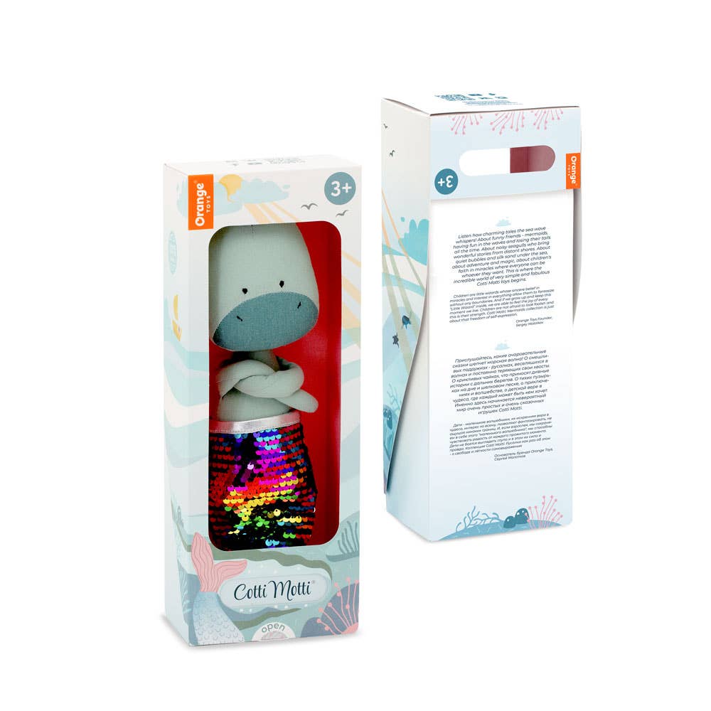 Andy The Dragon Plush Mermaid 29Cm