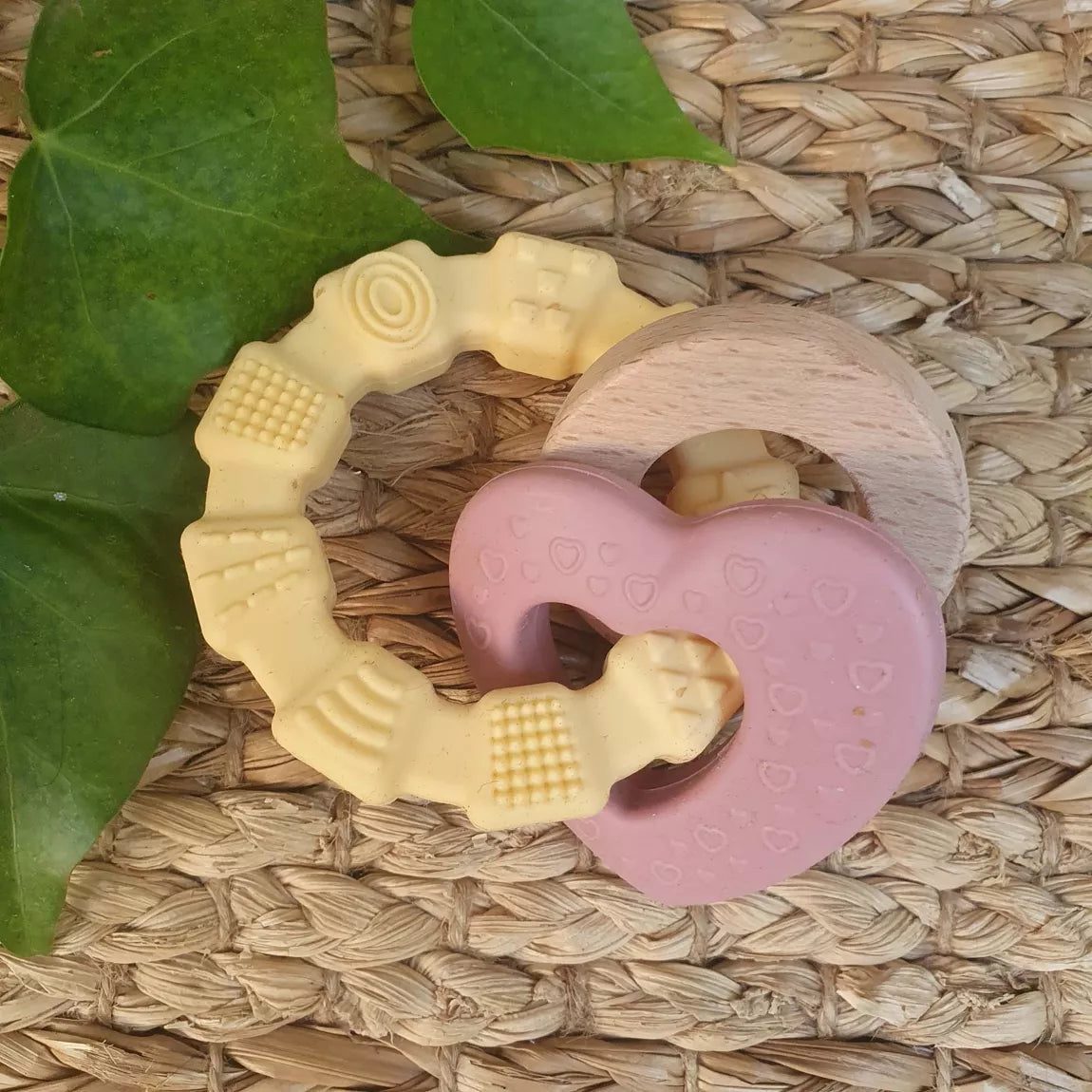 Silicone Baby Teether Toy Heart