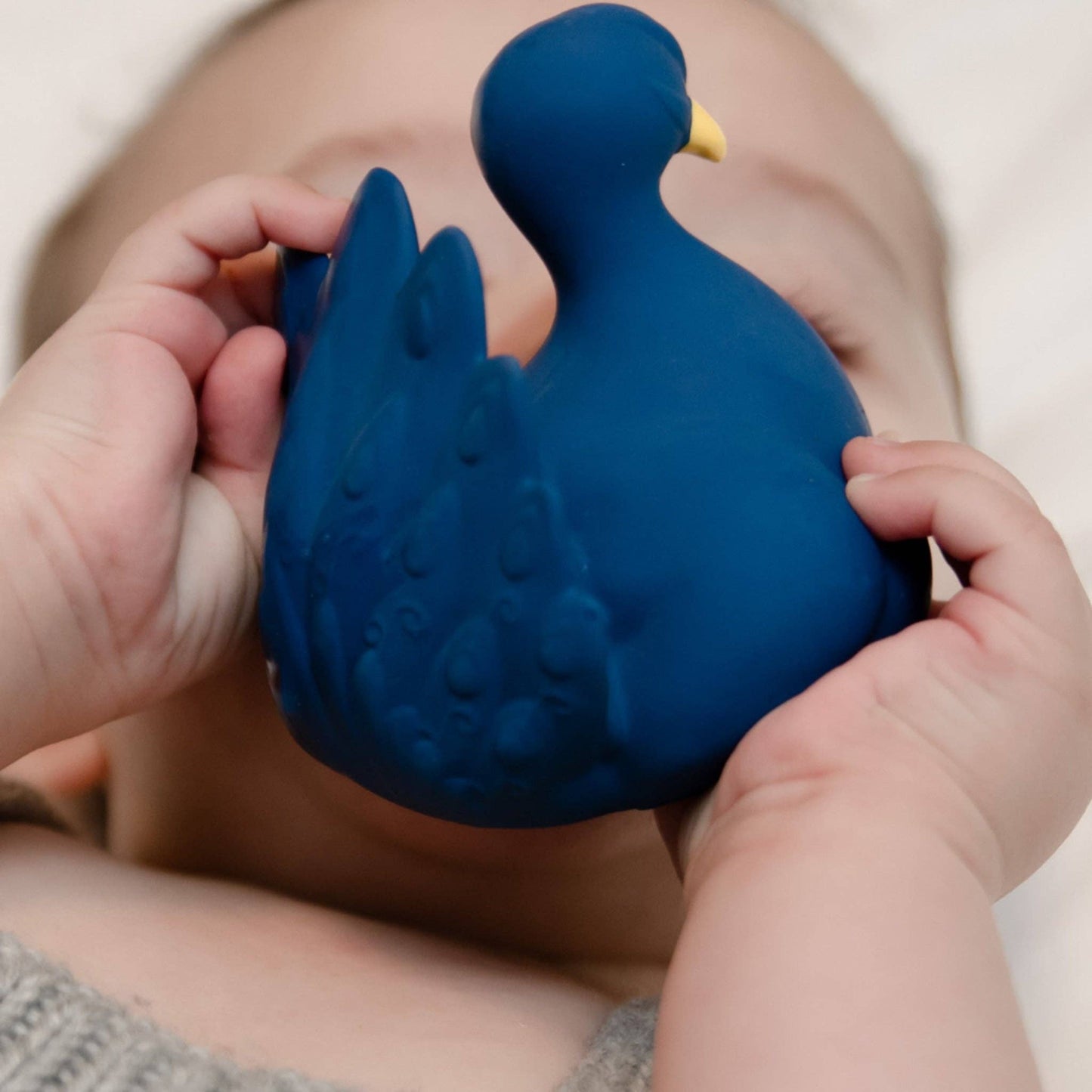 Natural rubber Bathtoy Peacock