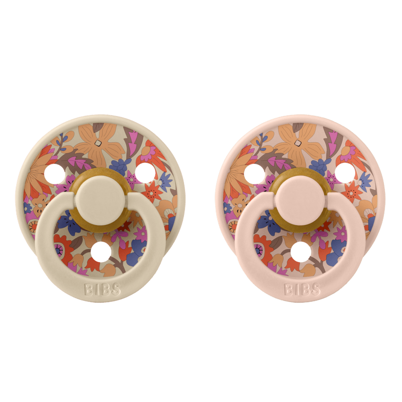 Bibs x Liberty - 2 Pack (Colour: June Blossom Latex & Blush Mix | Size 1)