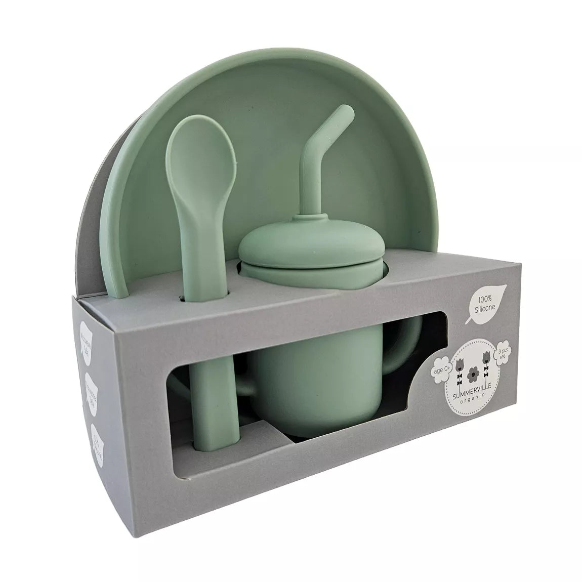 Silicone 3 pcs Feeding Set