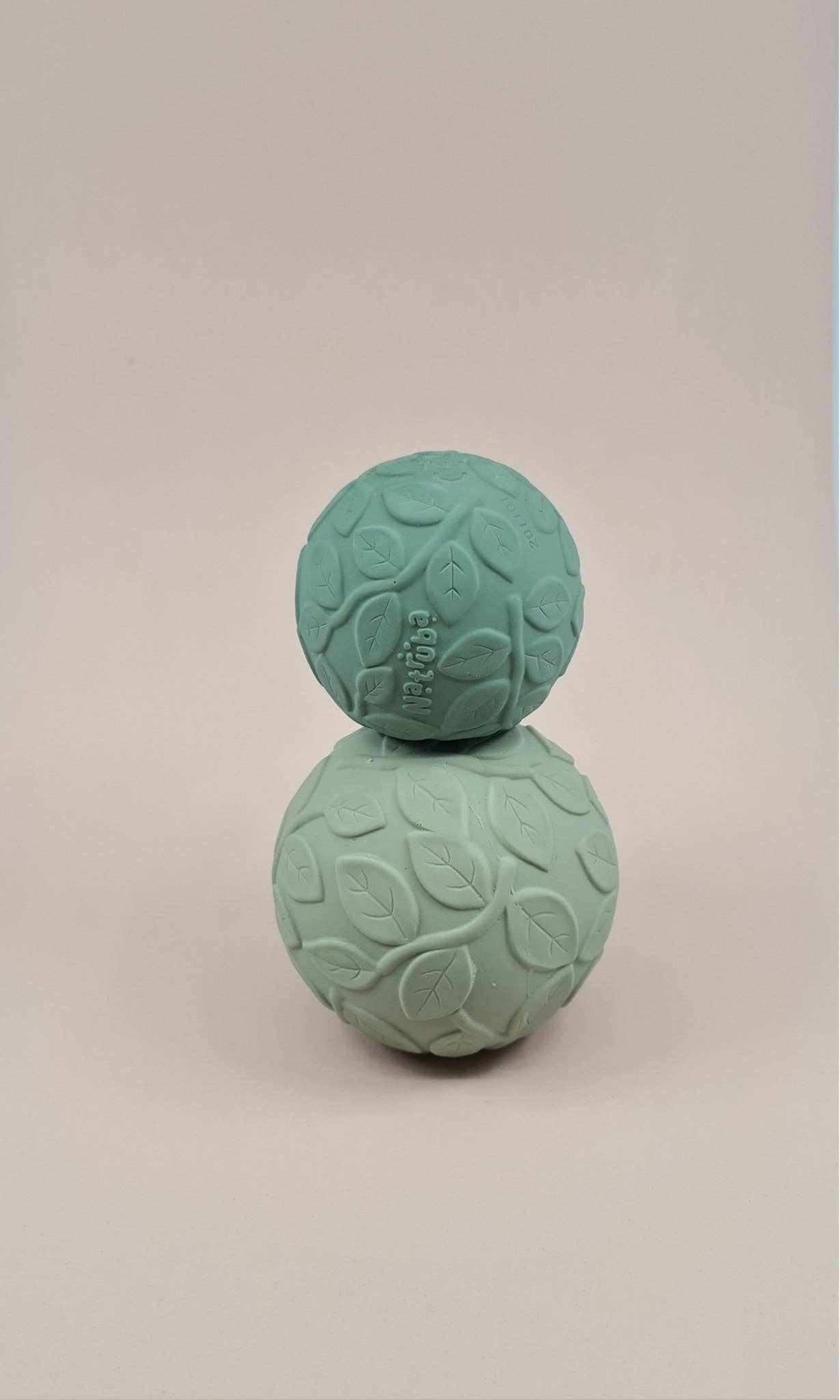 Natural rubber Sensory Ball Set Leaf - Green