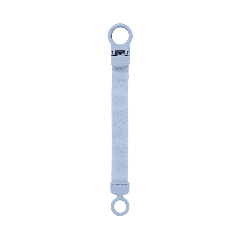 Bibs Pacifier Clip Loop | Dusty Blue