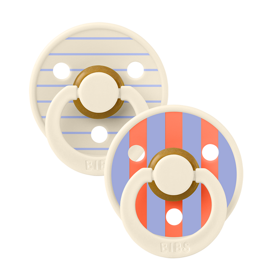 Bibs Pacifier Studio - 2 Pack (Colour: Pin Latex Ivory Hush Mix | Size 2)