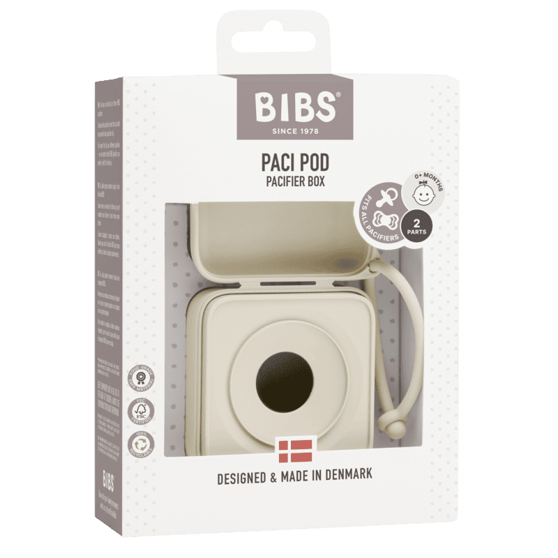 Bibs Pacifier Box | Ivory