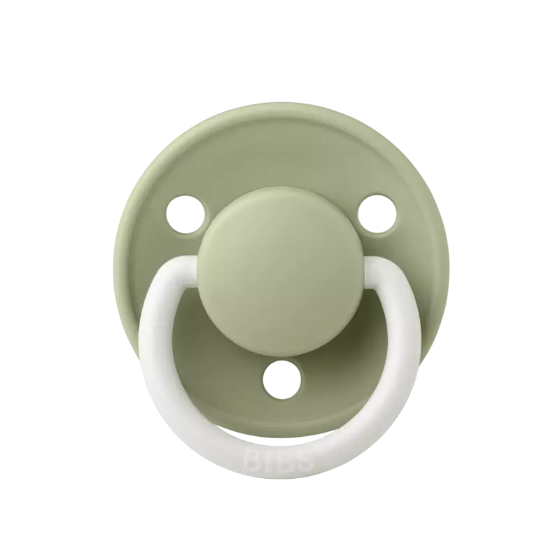 Bibs De Lux Silicone - 2 Pack (Colour: Sage Glow/Cloud Glow | Onesize)