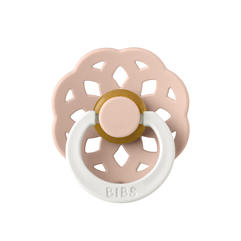 BIBS Pacifier Boheme Latex (Colour: Blush GLOW | Size 1 )