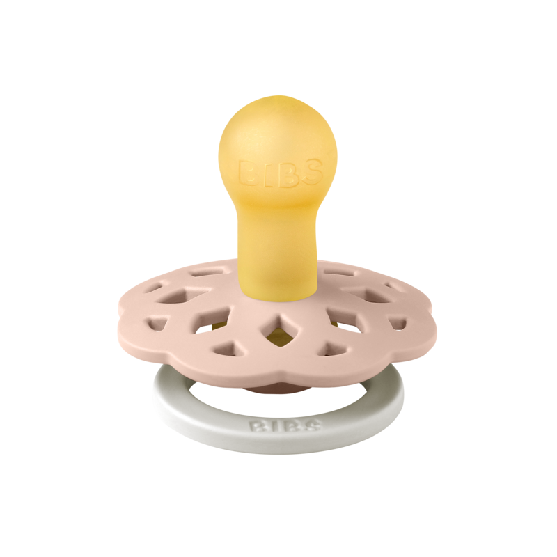 BIBS Pacifier Boheme Latex (Colour: Blush GLOW | Size 1 )