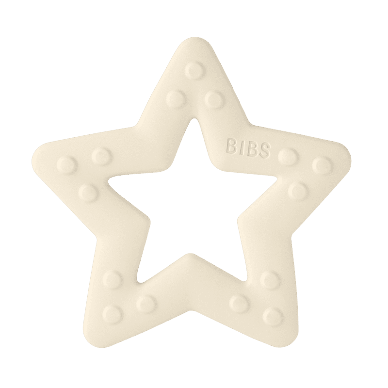 Bibs Baby Bitie Star | Ivory