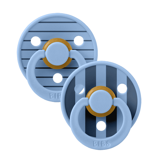 Bibs Pacifier Studio - 2 Pack (Colour: Sky Blue Mix | Size 1)