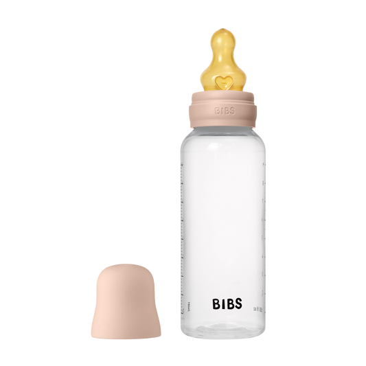 Bibs Baby Bottle Round Latex Medium Flow (Colour: Blush | Size: 270ml)