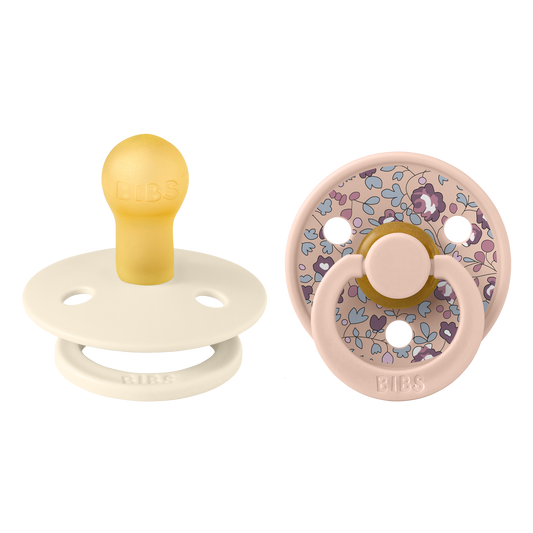 BIBS x Liberty - 2 PACK (Colour: Eloise Latex Blush Mix)