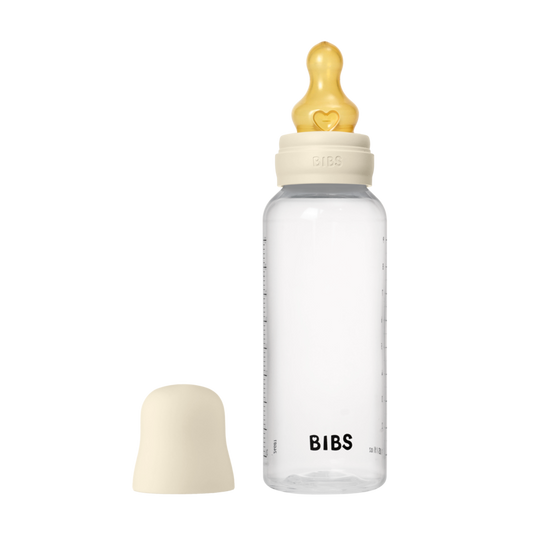 Bibs Baby Bottle Round Latex Medium Flow (Colour: Ivory | Size: 270ml)