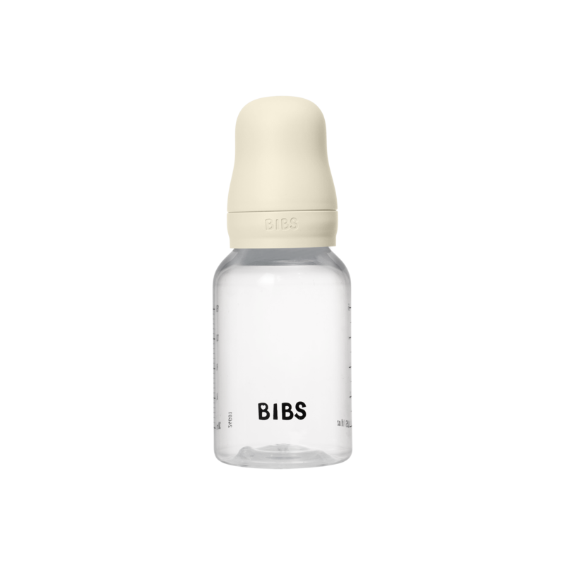 Bibs Baby Bottle Round Latex - Slow Flow (Colour: Ivory | Size: 150ml)
