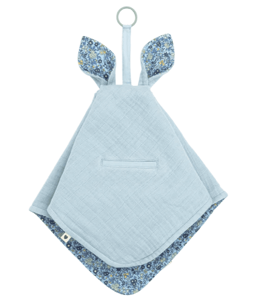 BIBS x Liberty Cuddle Cloth (Colour: Chamomile Lawn Baby Blue)