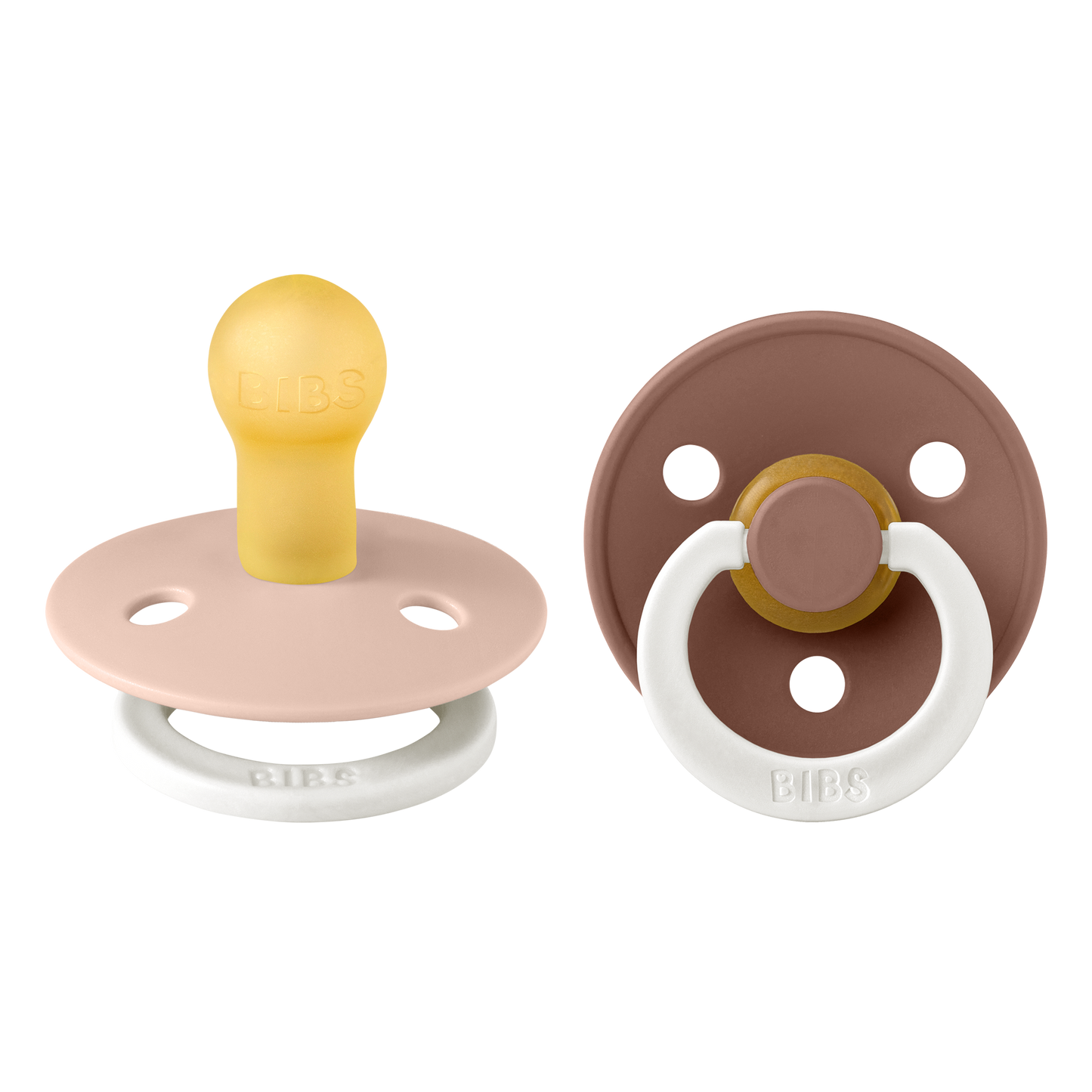 BIBS - 2 Pack (Colour: Latex Woodchuck / Blush Glow | Size 1)
