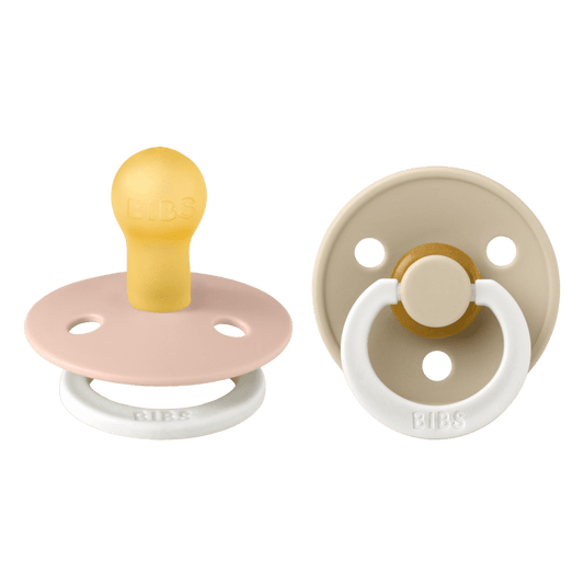 BIBS - 2 Pack (Colour: Latex Blush GLOW/Vanilla GLOW)