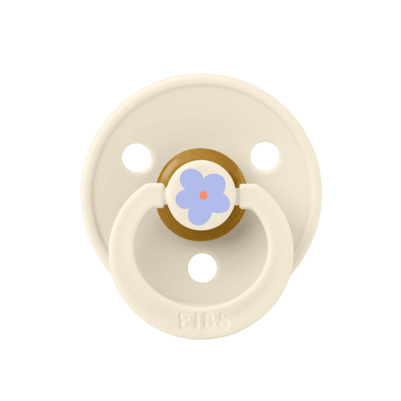 Bibs Pacifier Studio  - 2 Pack (Colour: Jasmine Latex & Ivory Mix | Size 2)