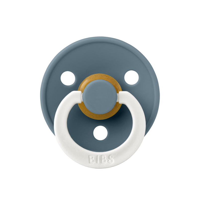 BIBS Pacifier (Colour: Latex Size 2 Petrol GLOW)