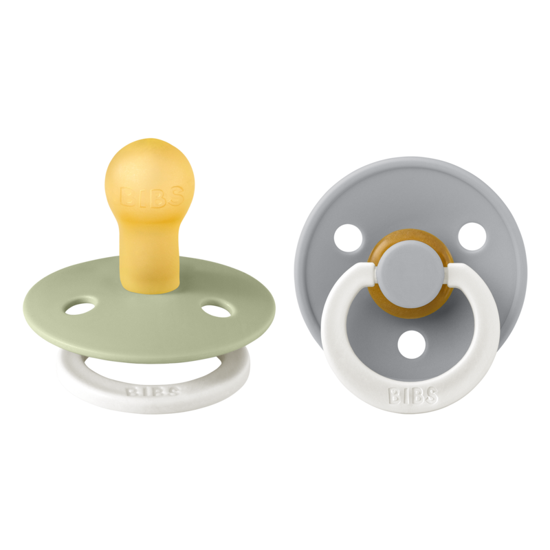 Bibs Colour - 2 Pack (Colour: Latex Sage Glow/Cloud Glow | Size 1)