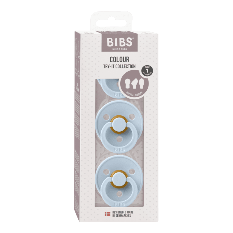 Bibs Try-It - 3 Pack (Colour: Baby Blue)