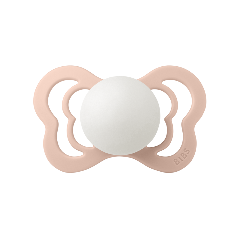BIBS Pacifier Couture Latex (Colour: Blush GLOW | Size 2)