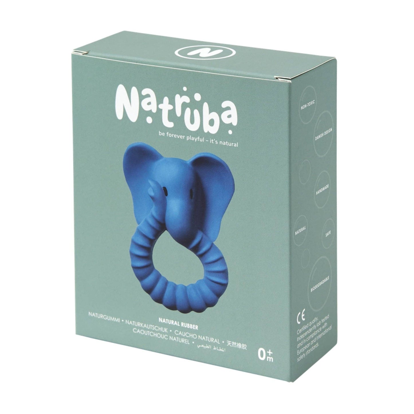 Natural rubber Teether Elephant