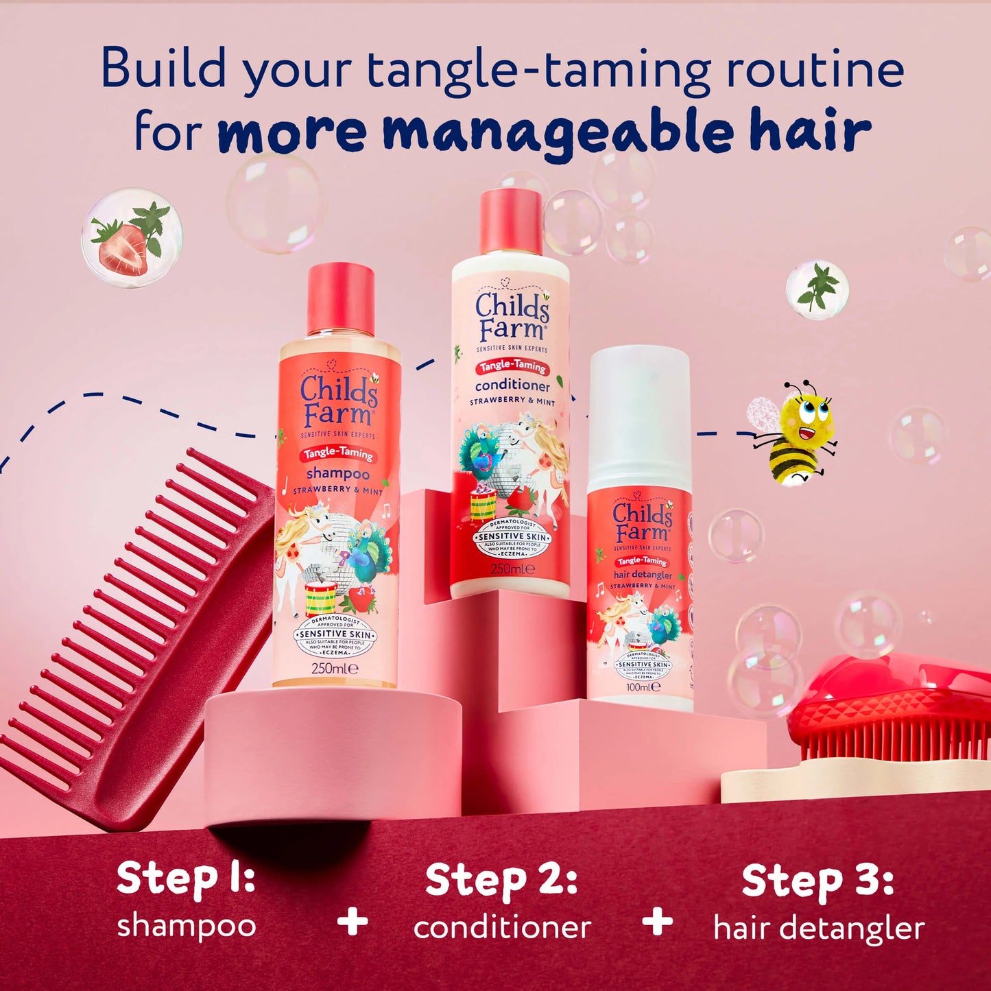 Tangle Taming Conditioner - Strawberry & Mint