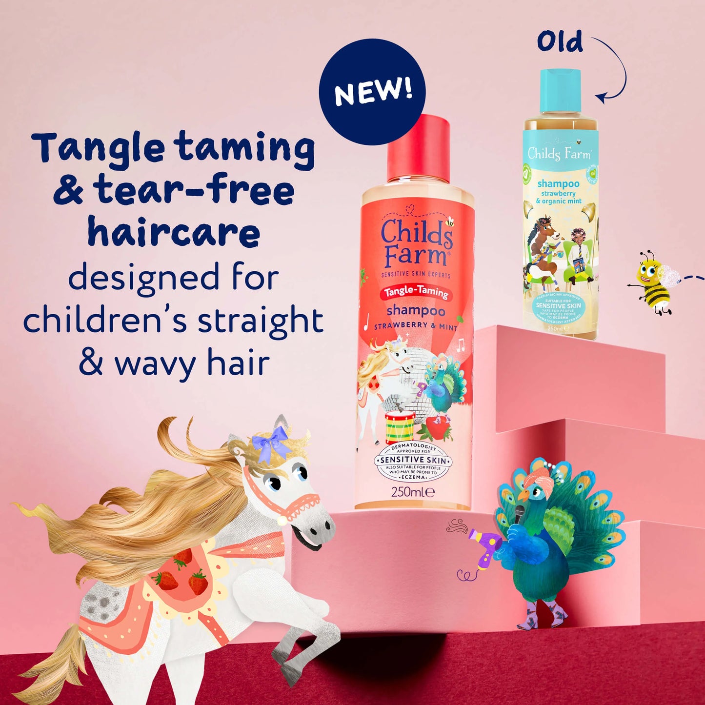 Tangle Taming Shampoo - Strawberry & Mint