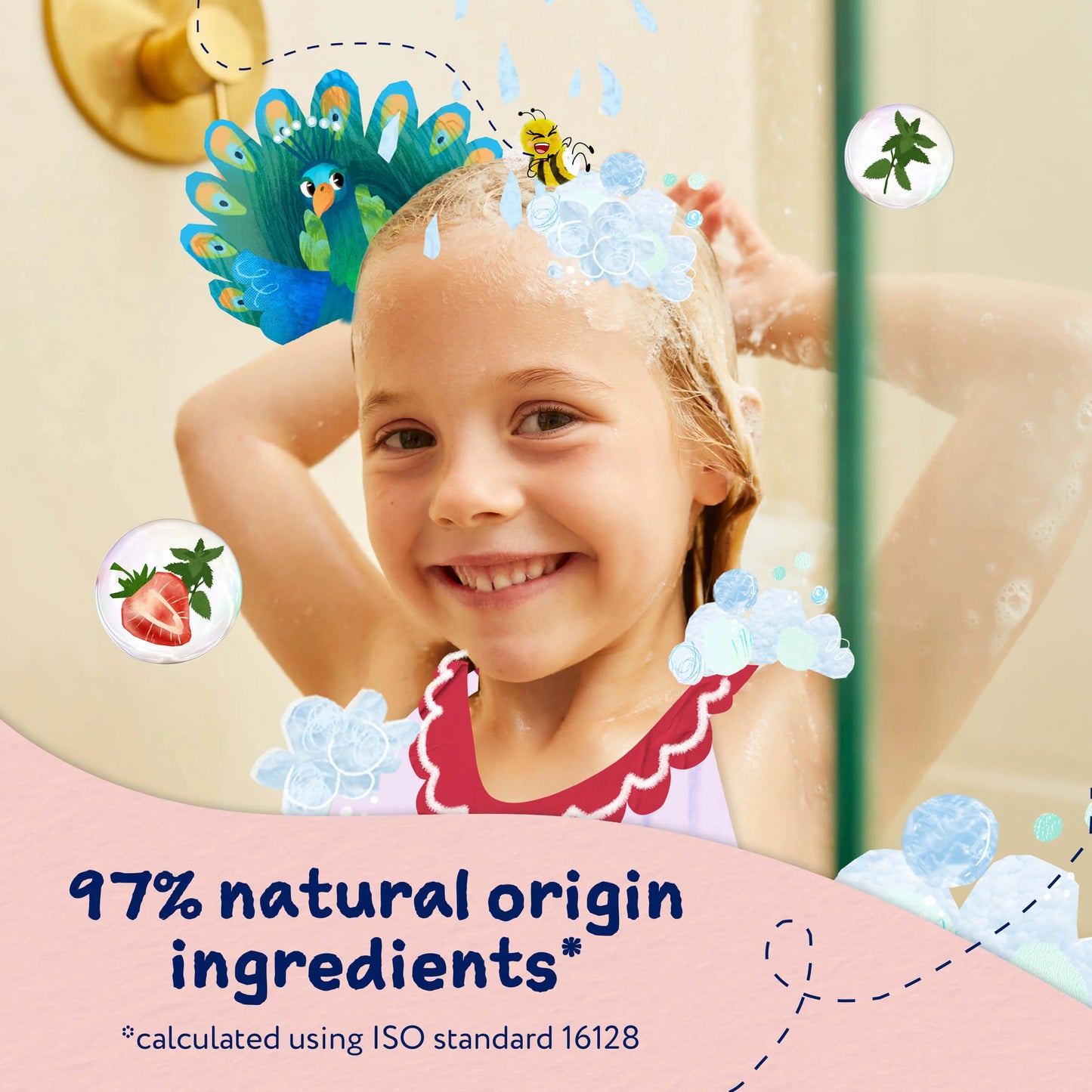 Tangle Taming Shampoo - Strawberry & Mint