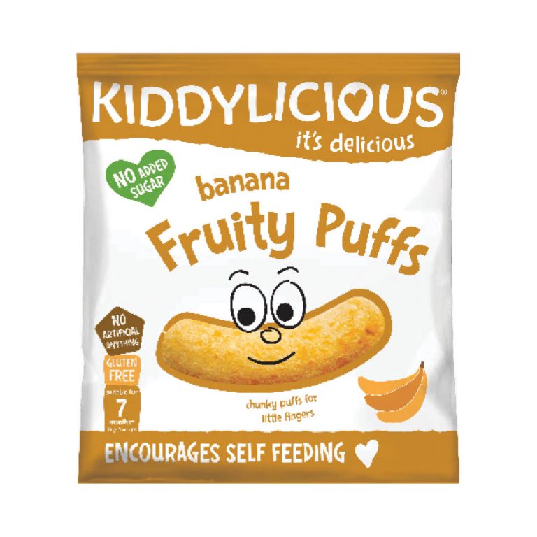 Kiddylicious Fruity Puffs Banana