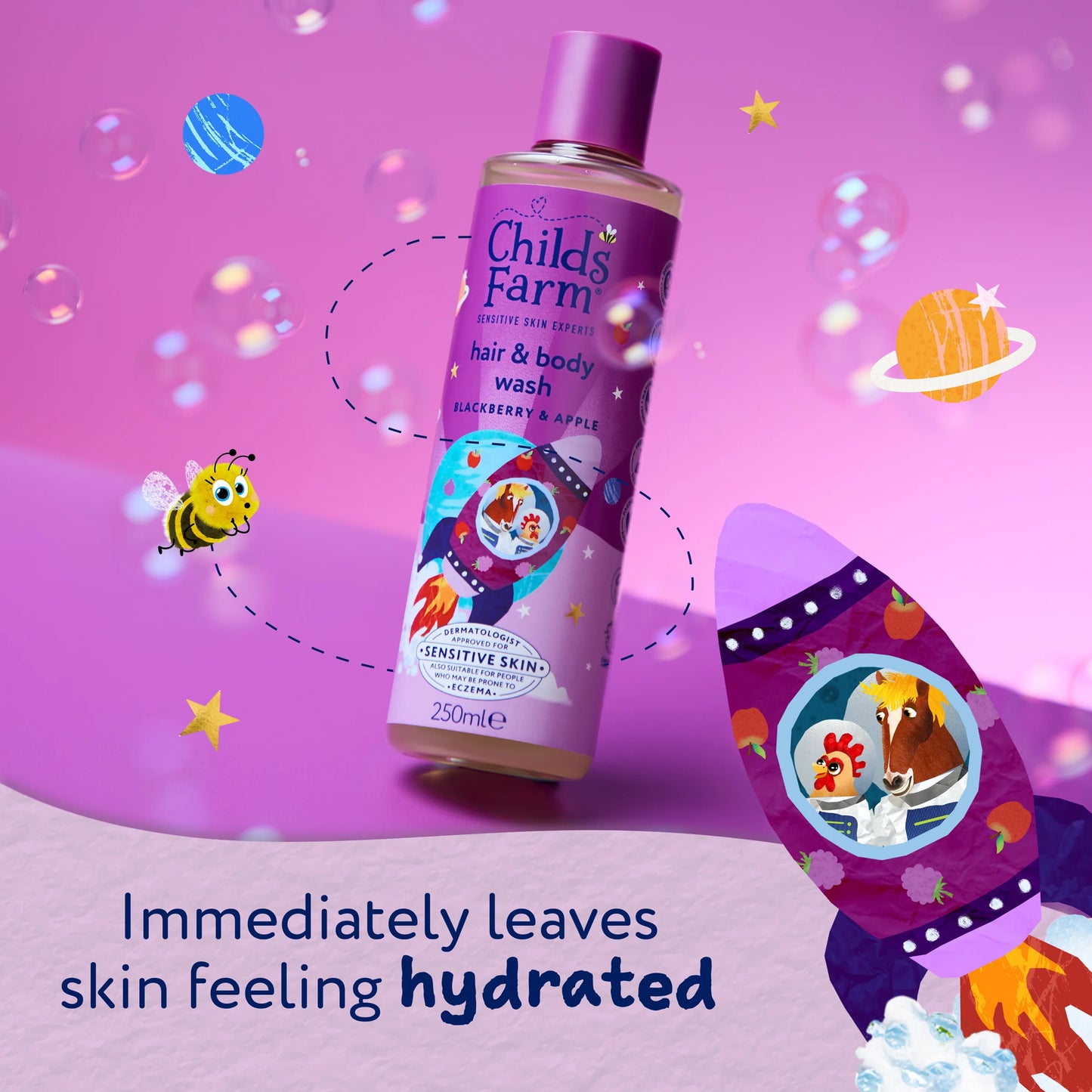 Hair and Body Wash - Blackberry & Apple