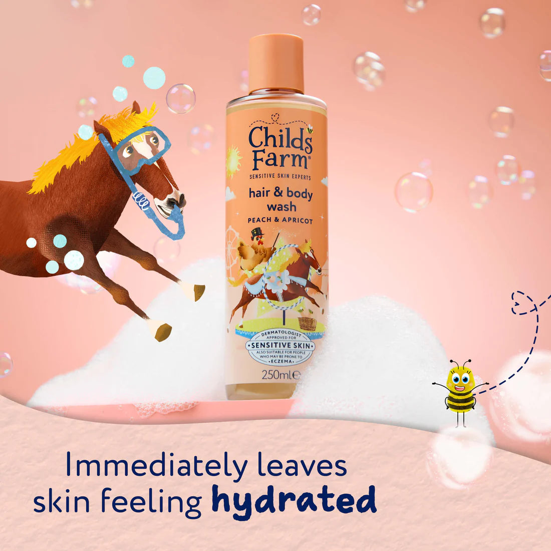 Childs Farm Hair & Body Wash Peach & Apricot
