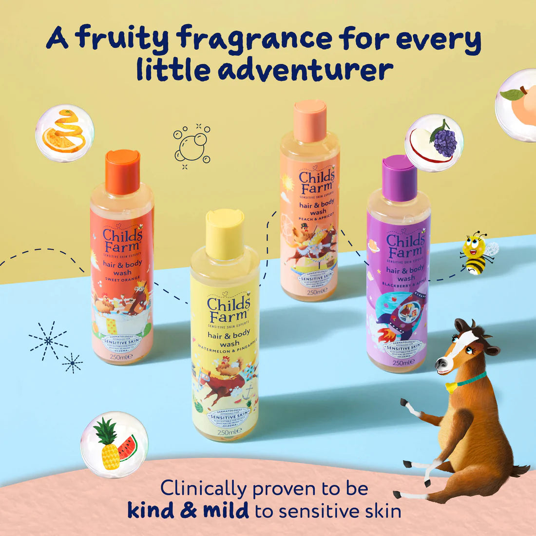 Childs Farm Hair & Body Wash Peach & Apricot