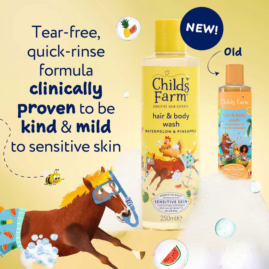Childs Farm Hair & Body Wash Watermelon & Pineapple