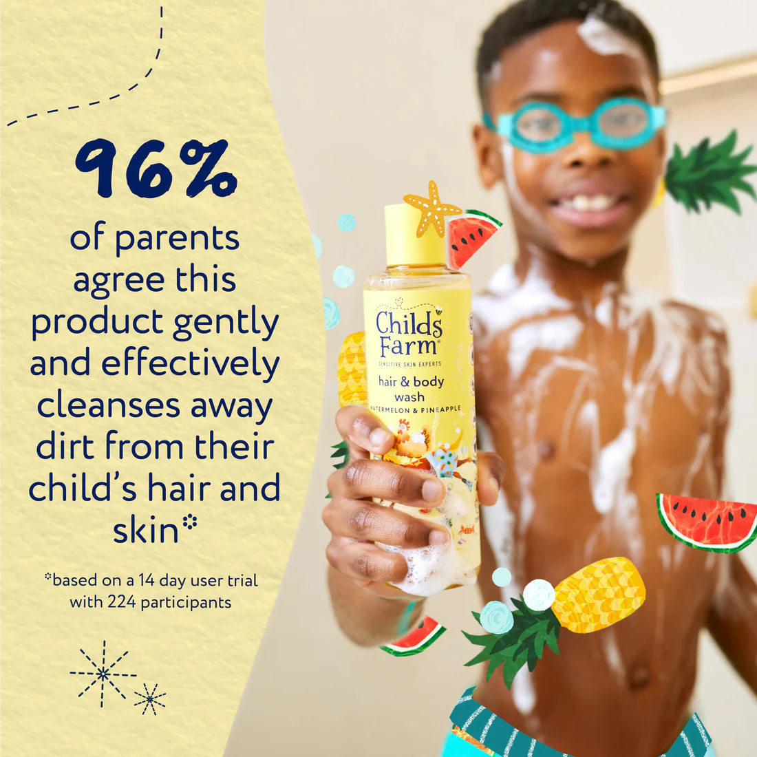 Childs Farm Hair & Body Wash Watermelon & Pineapple