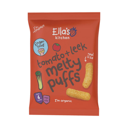 Ella’s Kitchen Tomato and Leek Melty Puffs 20g